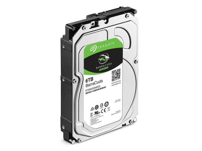 Seagate BarraCuda - 6TB - 3.5", SATA, 5.4k, 256MB