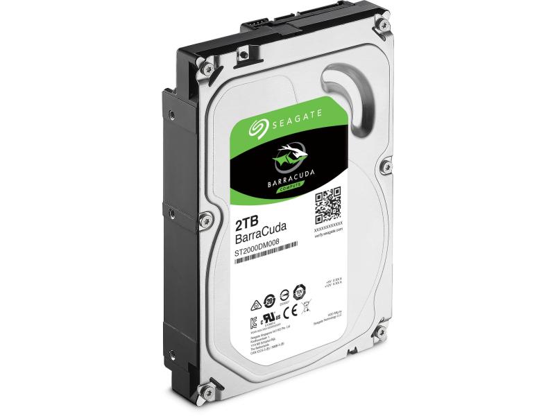 Seagate BarraCuda - 2TB - 3.5", SATA, 7.2k, 256MB