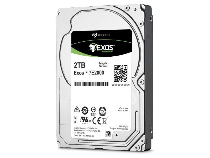 Seagate Exos 7E2000 - 2TB - 2.5", SATA, 7.2k, 128MB, 512e