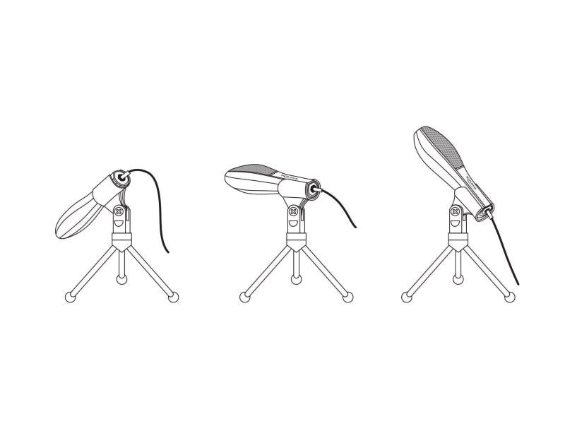 Delock Mikrofon USB Kondensator mit Tischständer