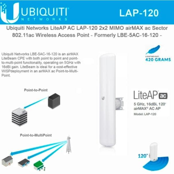 Ubiquiti WLAN-Bridge LAP-120 LiteAP-AC