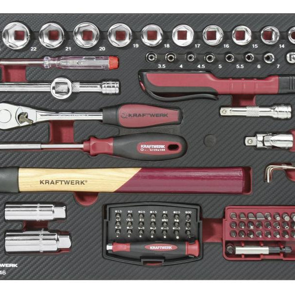 Kraftwerk Werkzeugkoffer Profi-Alu KW PB 151-teilig