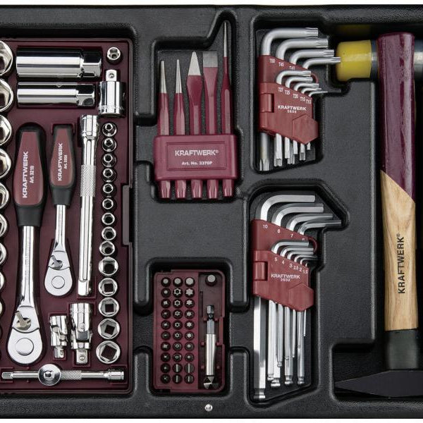 Kraftwerk Werkzeugkoffer ABS-Profi P300 185-teilig