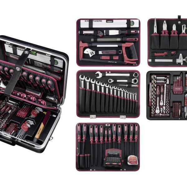 Kraftwerk Werkzeugkoffer ABS-Profi P300 185-teilig