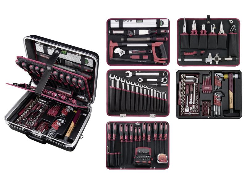 Kraftwerk Werkzeugkoffer ABS-Profi P300 185-teilig