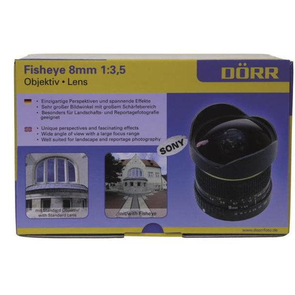 Dörr Festbrennweite 8mm F/3.5 – Sony A-Mount
