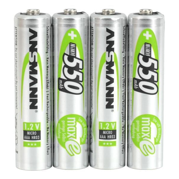 Ansmann Akku 4x AAA 550 mAh