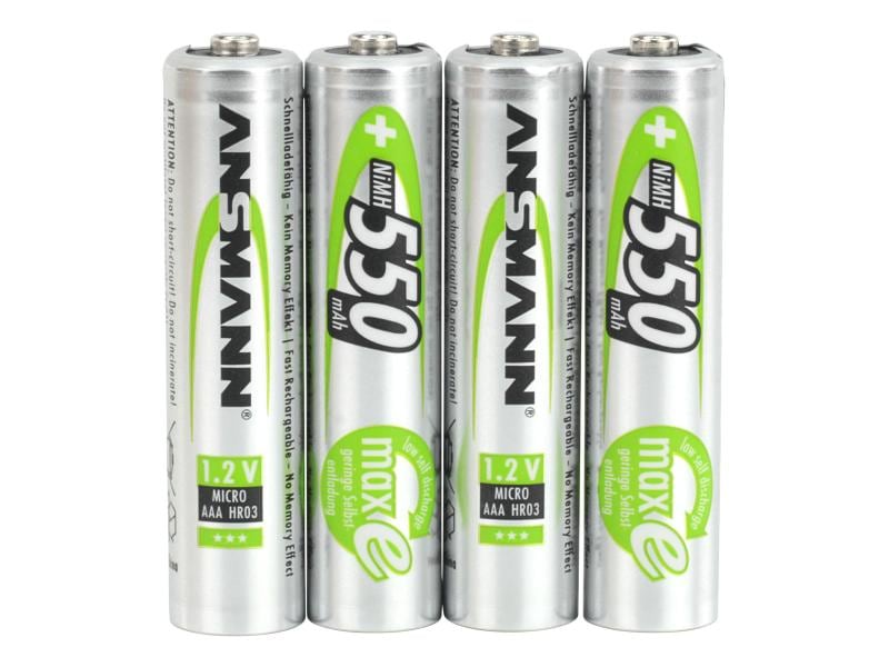 Ansmann Akku 4x AAA 550 mAh