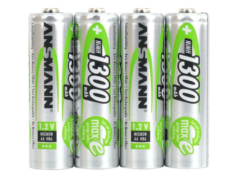 Ansmann Akku 4x AA 1300 mAh