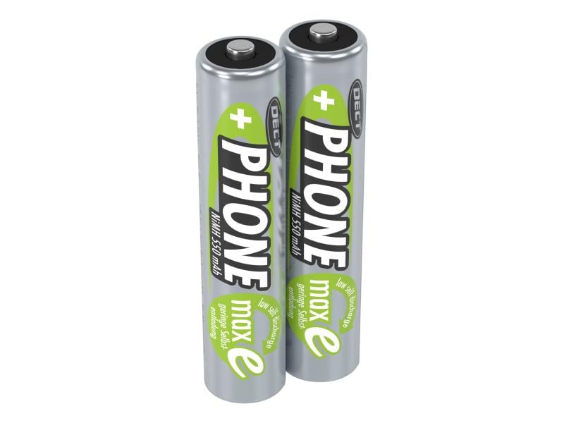 Ansmann Akku 2x AAA 550 mAh für Solaranwendungen