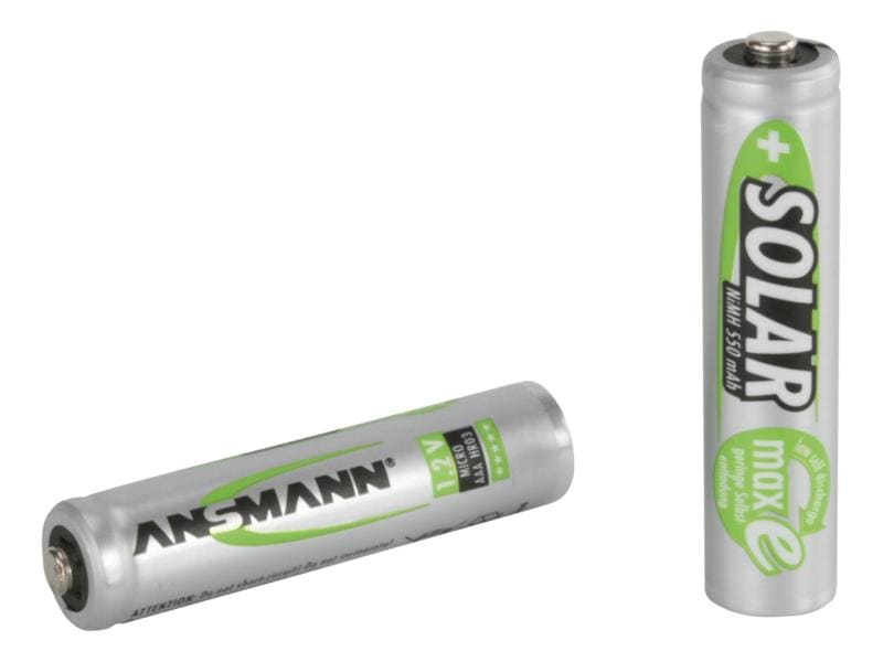 Ansmann Akku 2x AAA 550 mAh für Solaranwendungen