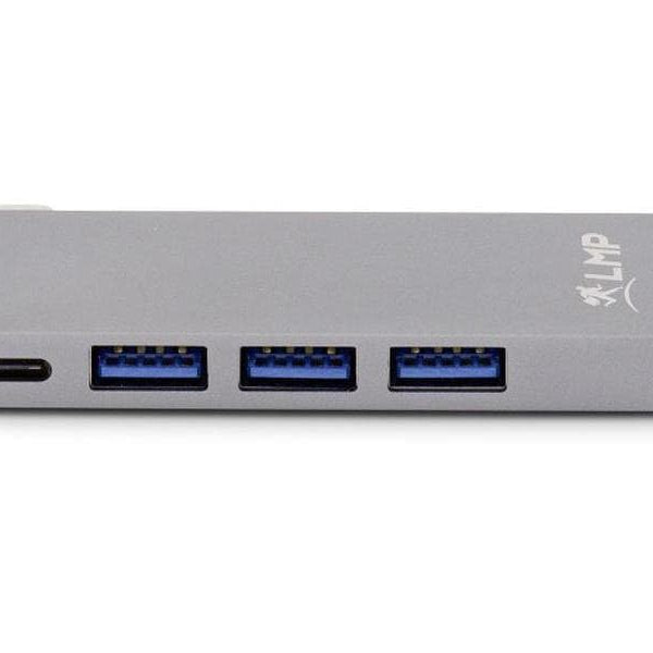 LMP Dockingstation USB-C Basic Hub Space Grau