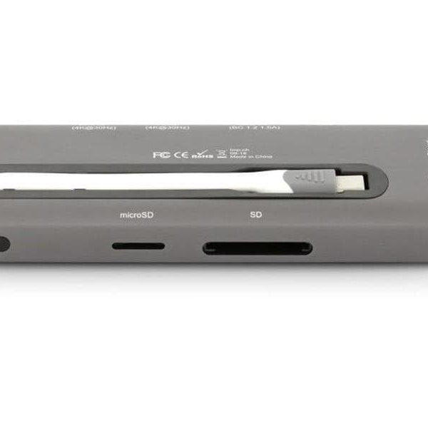 LMP Dockingstation USB-C Travel Dock Space Grau