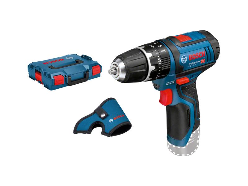 Bosch Professional Akku-Schlagbohrschrauber GSB 12 V-15 + L-Boxx Clic&amp;go Solo