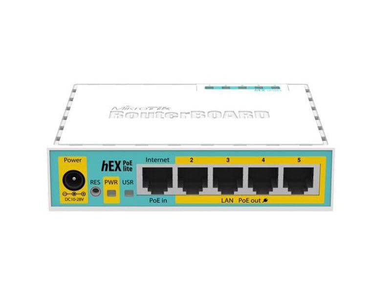 MikroTik VPN-Router hEX PoE lite RB750UPR2