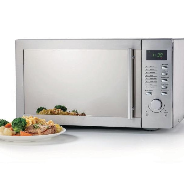 Koenig Mikrowelle mit Grill B01104 Silber