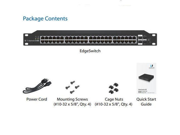 Ubiquiti PoE Switch EdgeSwitch ES-48-500W 52 Port