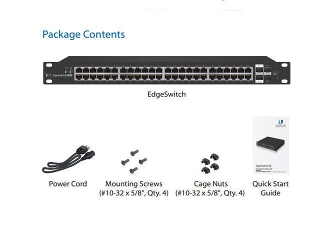 Ubiquiti PoE Switch EdgeSwitch ES-48-500W 52 Port