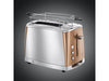 Russell Hobbs Toaster Luna Copper Silber