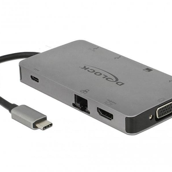 Delock Dockingstation USB 3.1 Typ-C – HDMI/VGA/USB/LAN/PD