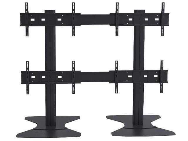 Multibrackets TV-Trolley Video Wall Stand 4-Screens 9710 Schwarz