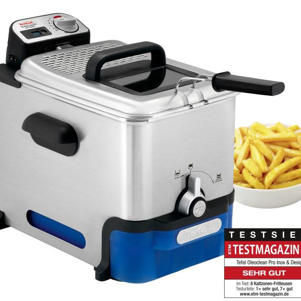 Tefal Fritteuse Oleoclean Pro Inox & Design 1.2 kg