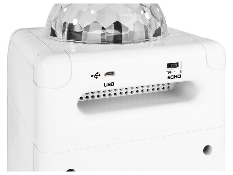 Vonyx Lautsprecher SBS50W Karaoke Speaker Weiss