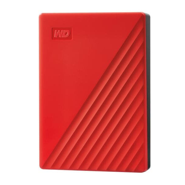 Western Digital Externe Festplatte My Passport 4 TB, Rot