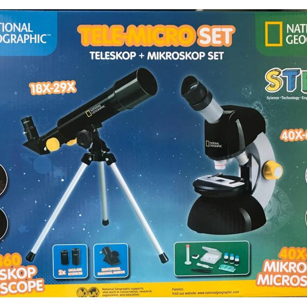 National Geographic Tele-/Mikroskop Set