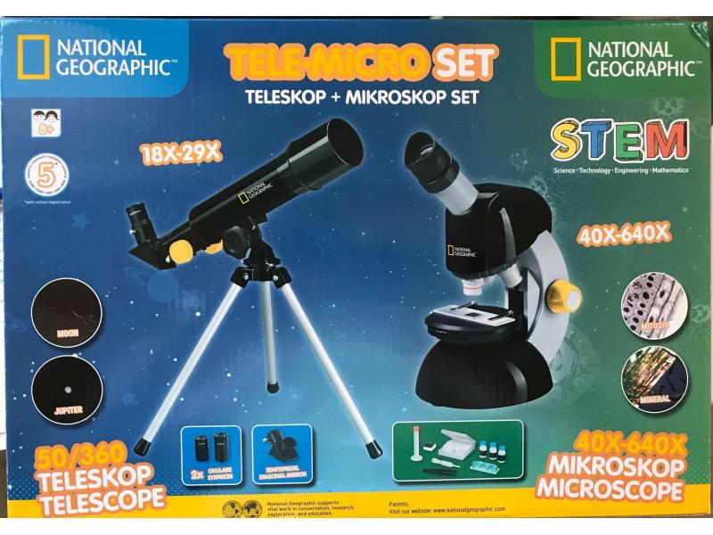 National Geographic Tele-/Mikroskop Set