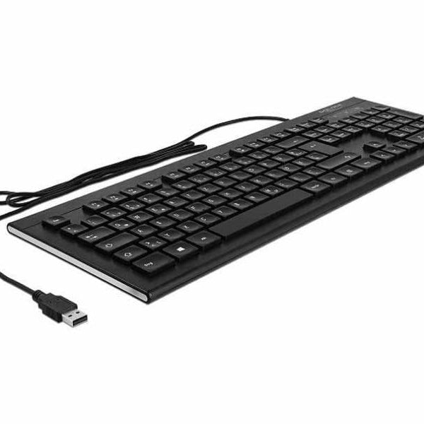 Delock Tastatur 12672 USB Water Drop DE-Layout