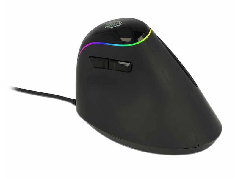 Delock Ergonomische Maus 12597 USB RGB