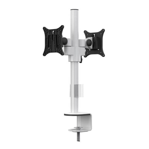 Multibrackets Tischhalterung Officeline Dual B2B bis 8 kg – Weiss