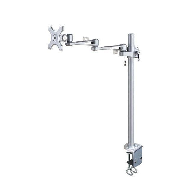 NEOMOUNTS Tischhalterung FPMA-D935POLE70 bis 12 kg – Silber