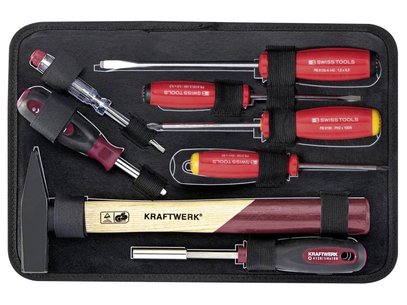 Kraftwerk Werkzeugkoffer Profi-Alu KW PB 123-teilig