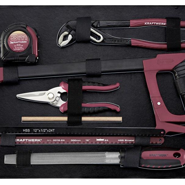 Kraftwerk Werkzeugkoffer Profi-Alu KW PB 151-teilig