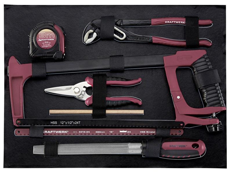 Kraftwerk Werkzeugkoffer Profi-Alu KW PB 151-teilig