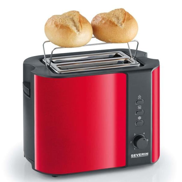 Severin Toaster AT 2217 Rot/Schwarz