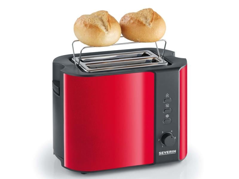 Severin Toaster AT 2217 Rot/Schwarz