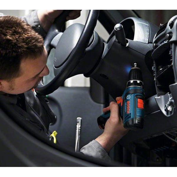 Bosch Professional Akku-Bohrschrauber GSR 12 V-15 + L-Boxx Clic&go Solo