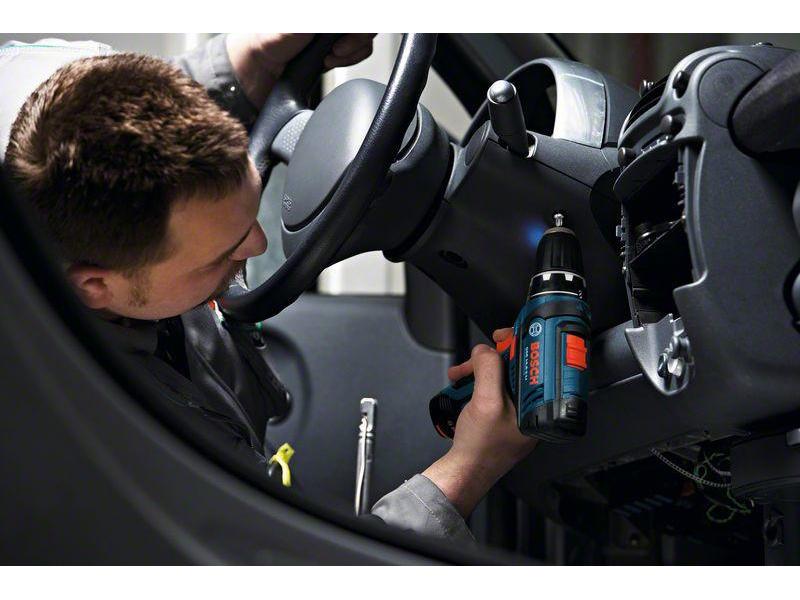 Bosch Professional Akku-Bohrschrauber GSR 12 V-15 + L-Boxx Clic&amp;go Solo