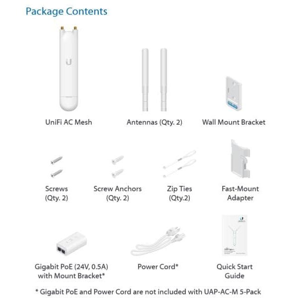 Ubiquiti Outdoor Access Point UniFi Mesh UAP-AC-M
