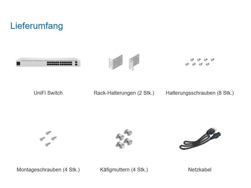 Ubiquiti PoE++ Switch UniFi USW-Pro-24-POE Gen2 26 Port