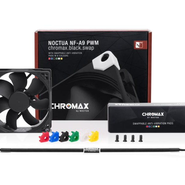 Noctua PC-Lüfter NF-A9 PWM chromax