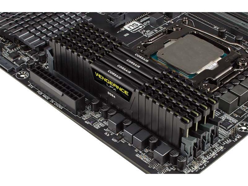 Corsair Vengeance LPX, DDR4, 64GB (4 x 16GB), 2666MHz - schwarz