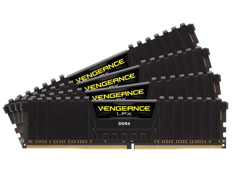 Corsair Vengeance LPX, DDR4, 64GB (4 x 16GB), 2666MHz - schwarz