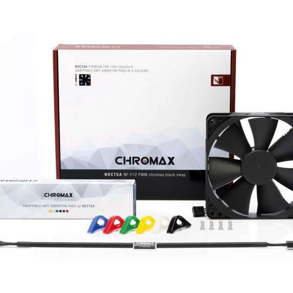 Noctua PC-Lüfter NF-F12 PWM chromax