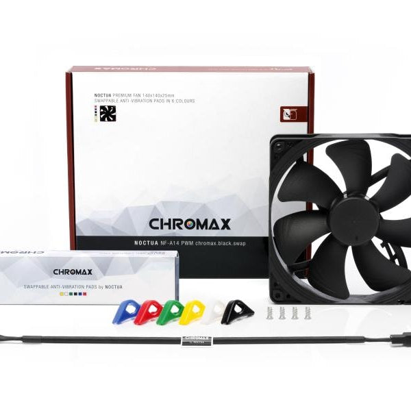 Noctua PC-Lüfter NF-A14 PWM chromax