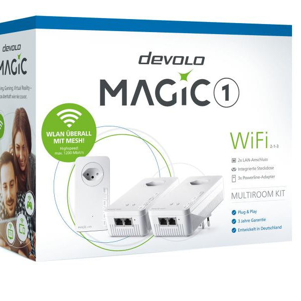 devolo Powerline Magic 1 WiFi Multiroom Kit