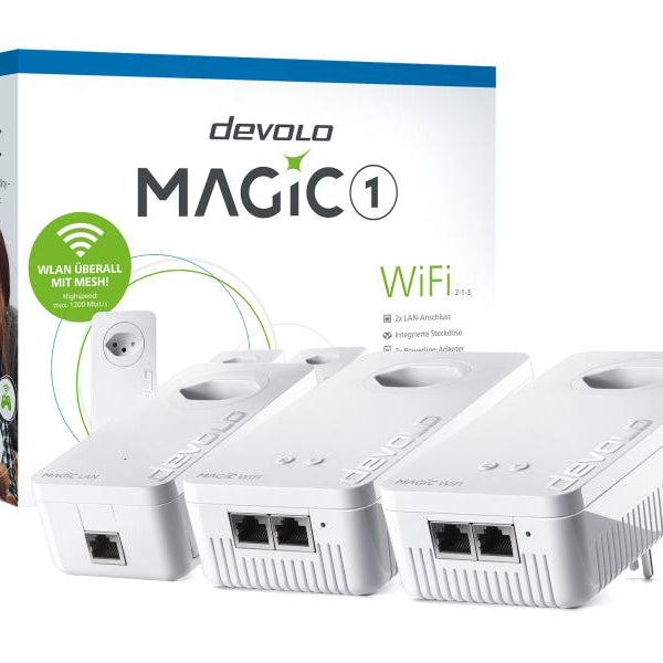 devolo Powerline Magic 1 WiFi Multiroom Kit
